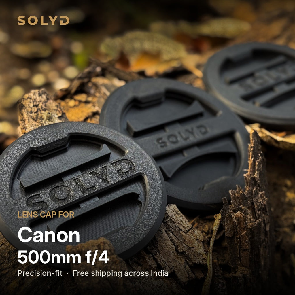 SOLYD lens cap for Canon 500mm f/4